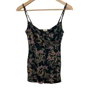 Aritzia Wilfred Floral Corset-Style Camisole